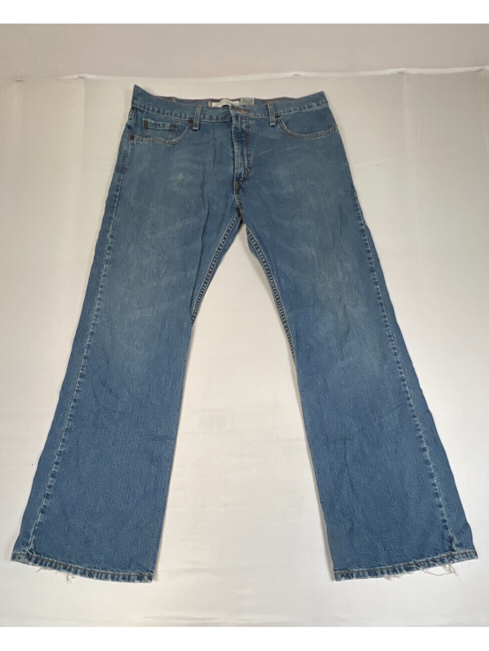 Levi's Men's 36x32 527 Low Rise Boot Cut Blue Cotton Denim Jeans Pants
